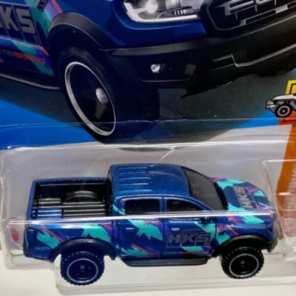 Hot Wheels '19 Ford Ranger Raptor HKS 43/250 Blue HW Hot Trucks 2/10 New 2024 - Picture 9 of 12